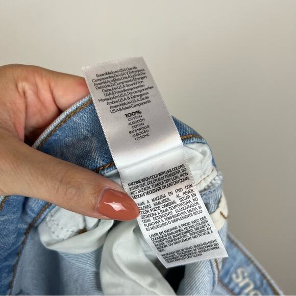 MOTHER Snacks The Pleated Fun Dip Puddle Wide Leg Jeans Slouchy Baggy Size 28 - Picture 15 of 15